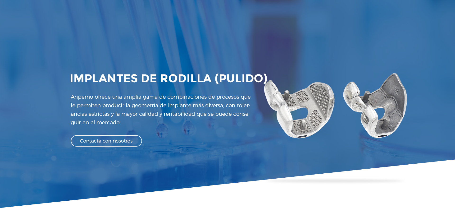 Implantes de rodilla (pulido)